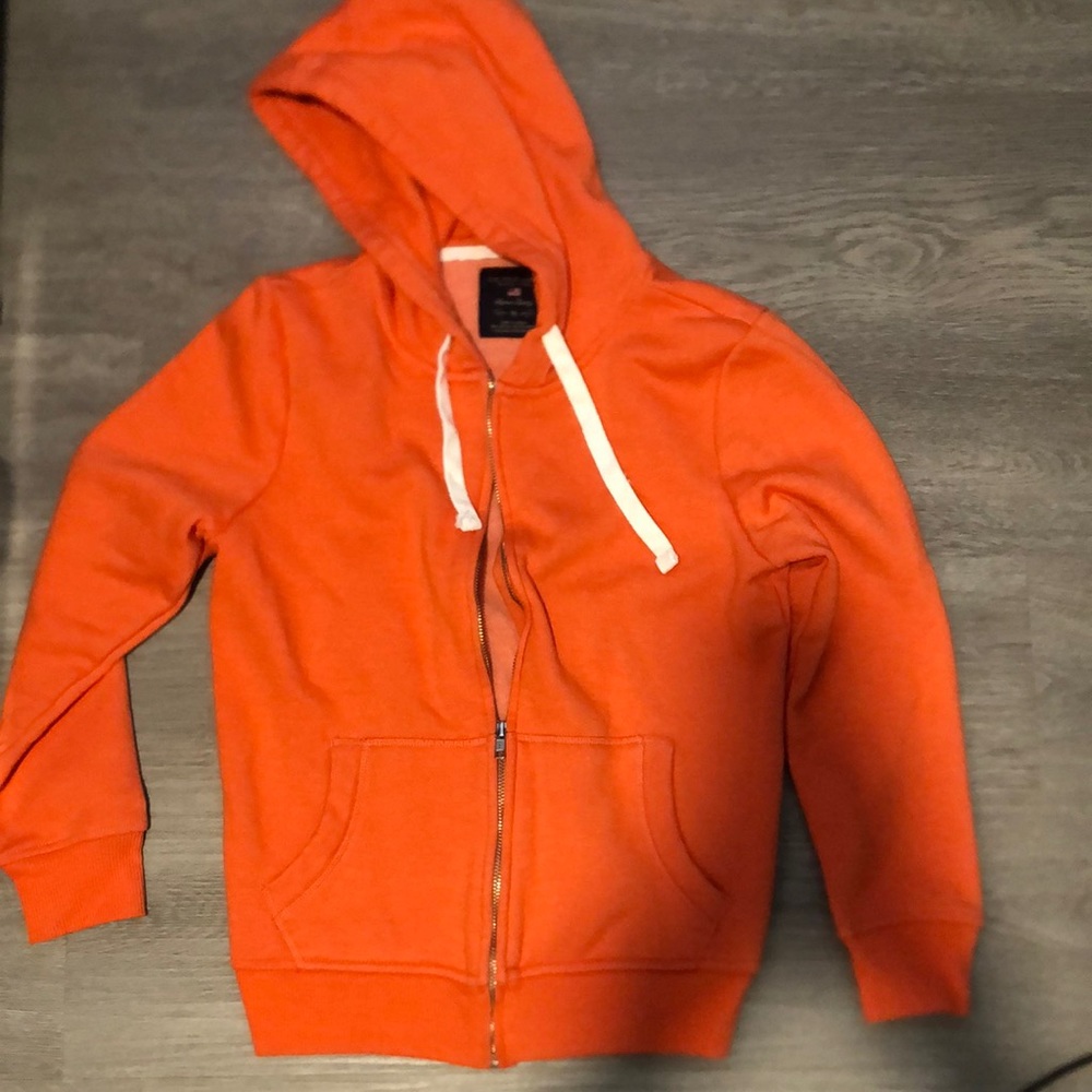 Polo Sweater in Bright Orange